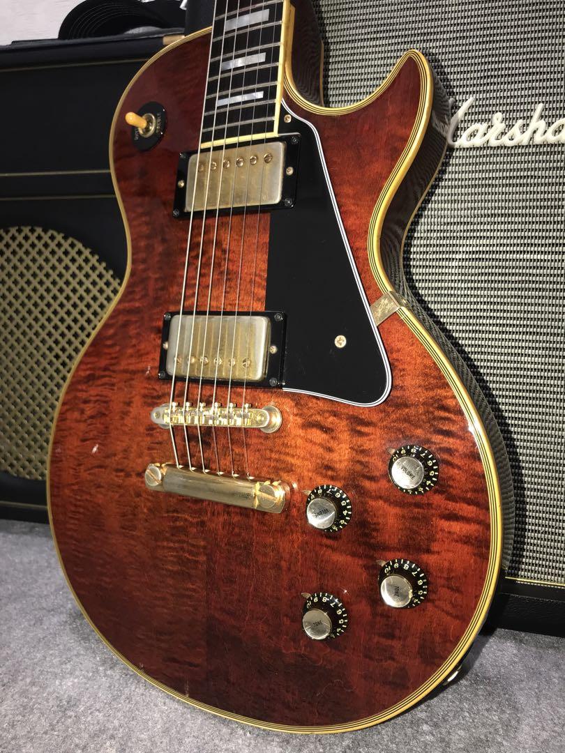 1975 Gibson Les Paul Custom /Wine Redバリ虎