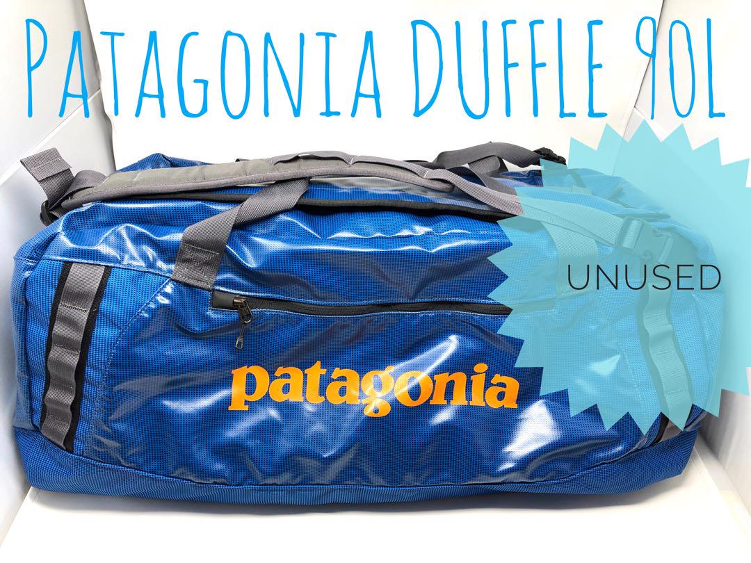 未使用  90L patagonia パタゴニア ブラックホールダッフル バッグ