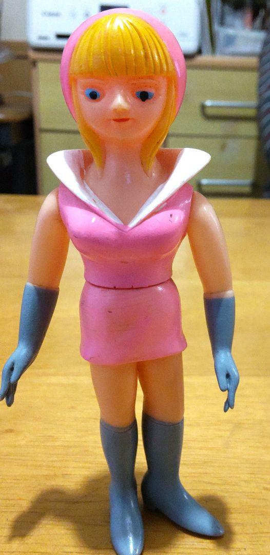 希少昭和レトロ 　当時物 新造人間キャシャーン 　　ルナ 　タツノコプロ ソフビ