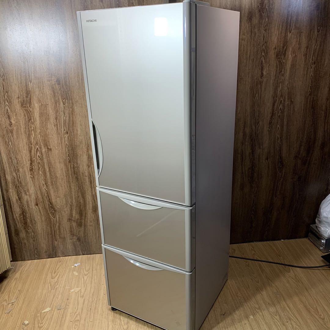 d981☆ 女性オーナー★ 日立 3ドア 375L R-S38JV 冷凍冷蔵庫