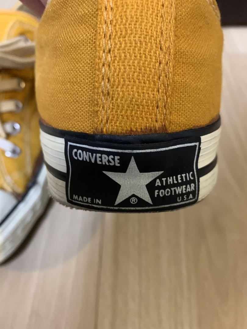 70’s converse coach マスタード ゴールド