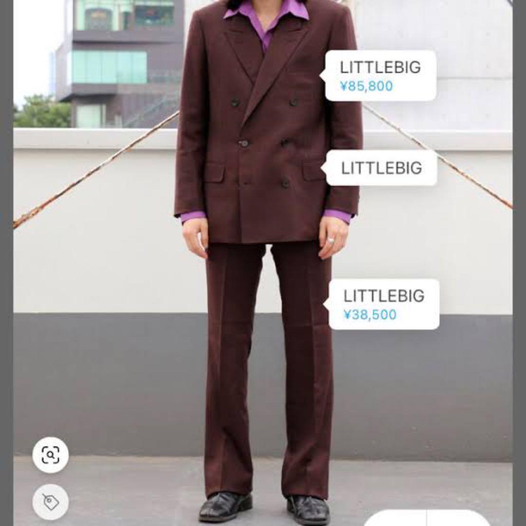 littlebig 19aw セットアップ　ブラウン