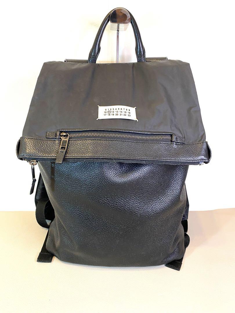 Maison Margiera マルジェラ バックパック ブラック レザー