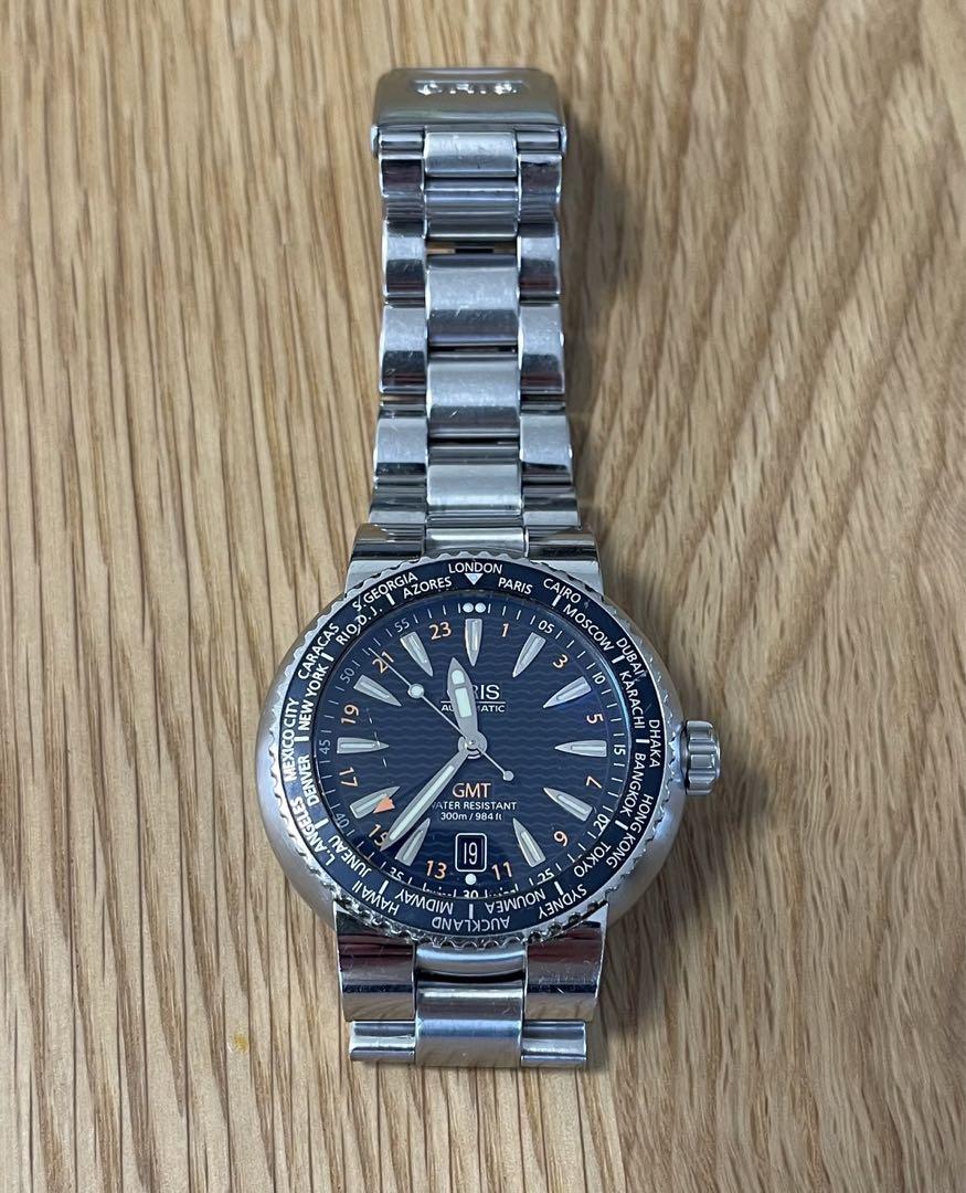 オリスORIS 7608 DIVERS GMT デイト