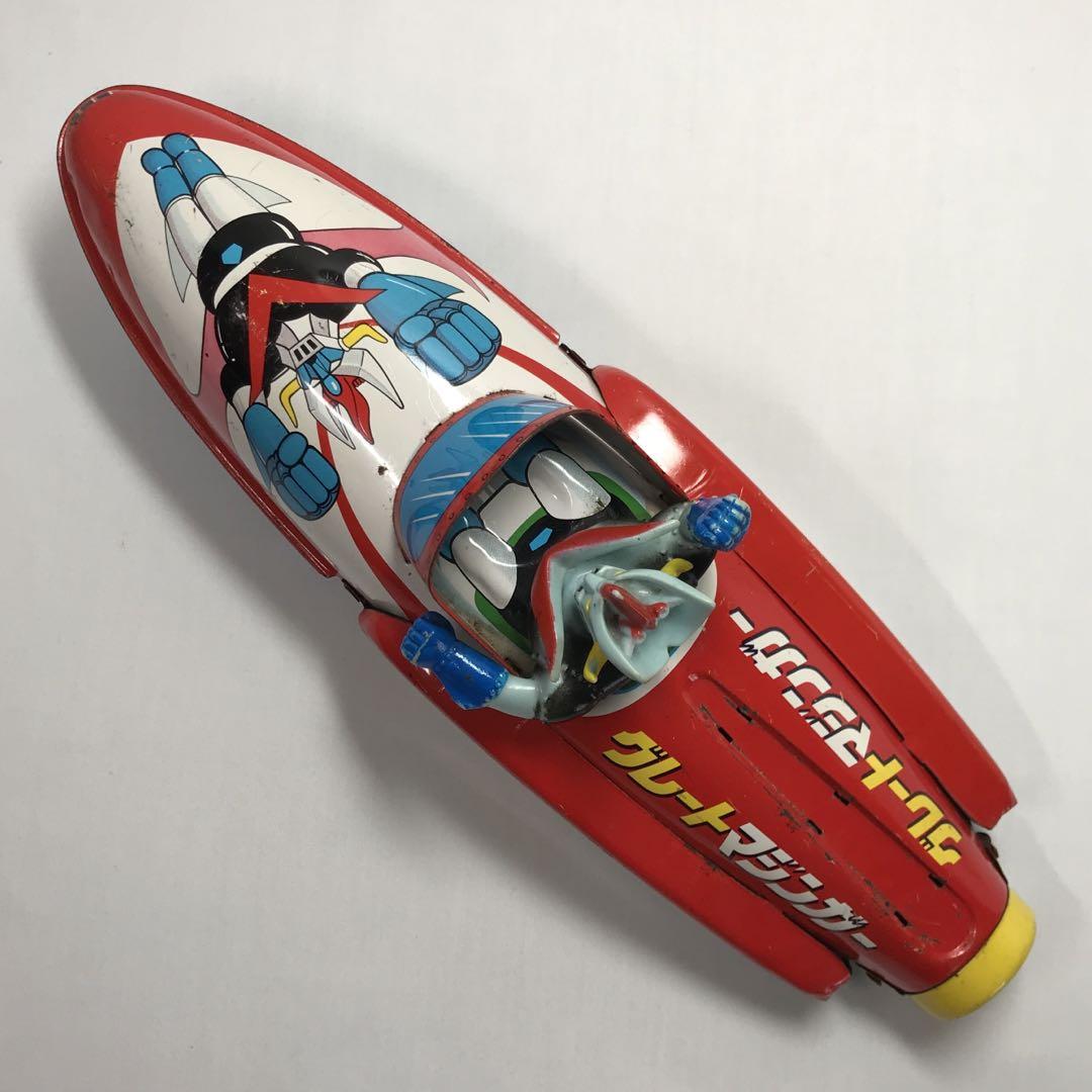 #4683 【現状品】マスダヤ グレートマジンガー ロケット ブリキ 当時物