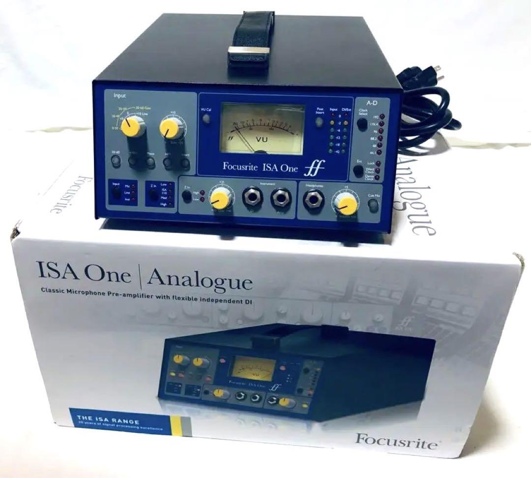 新品同等 Focusrite ISA One Analogue マイクプリアンプ