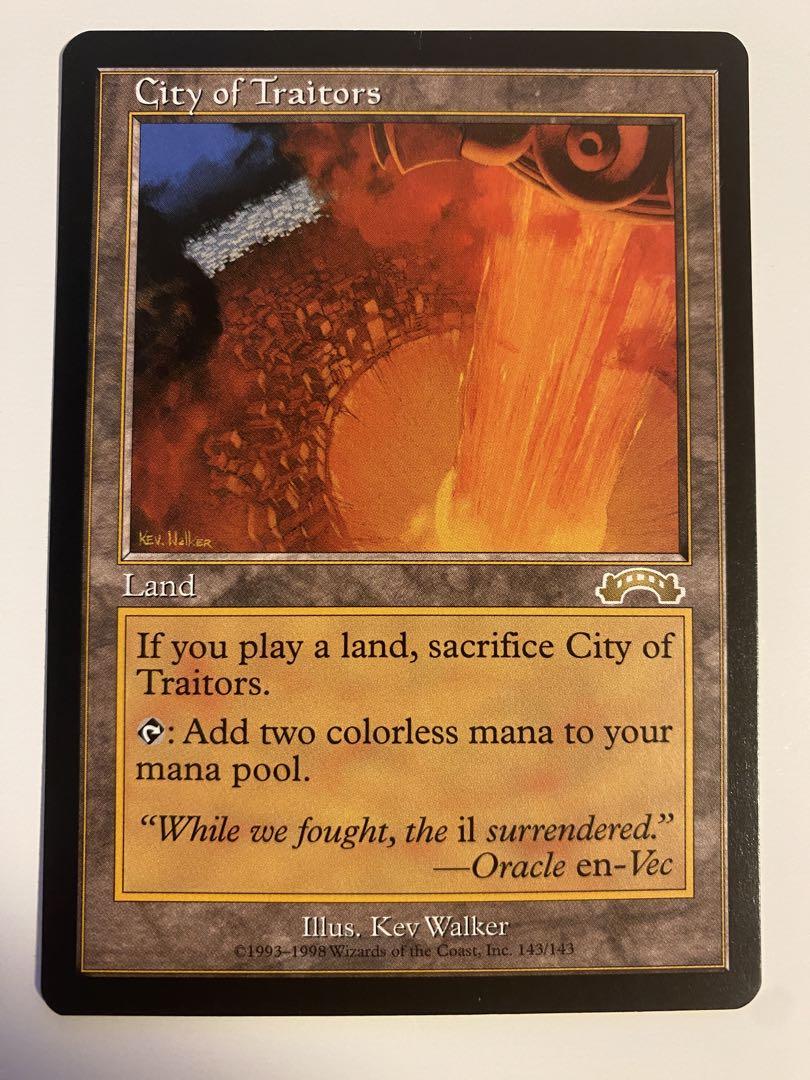 mtg 裏切り者の都/City of Traitors