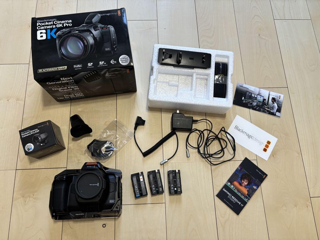 デジタルカメラ Black magic Cinema Camera 6K Pro + EVF