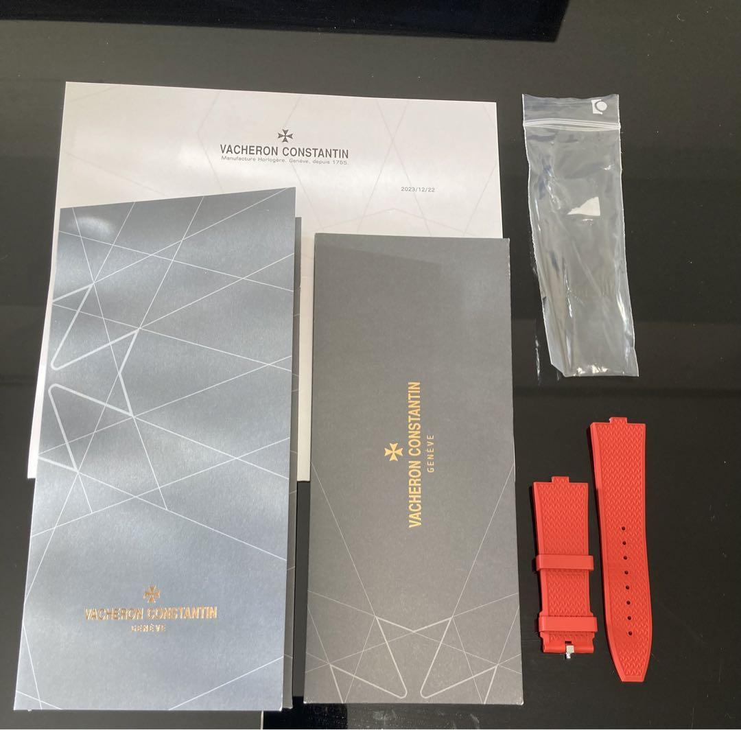 新品未使用品　vacheron constantin  レッドラバーベルト