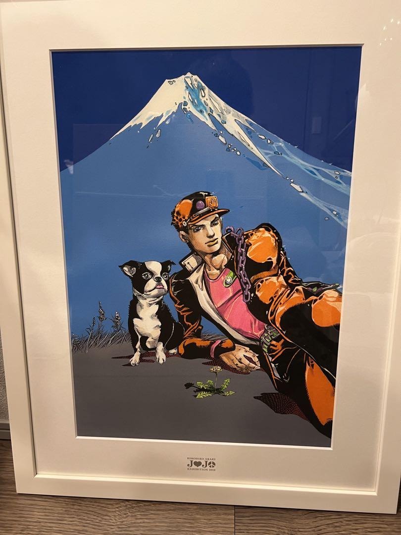 JOJO展2012 ジョジョの奇妙な冒険 複製原画「承太郎＆イギー」