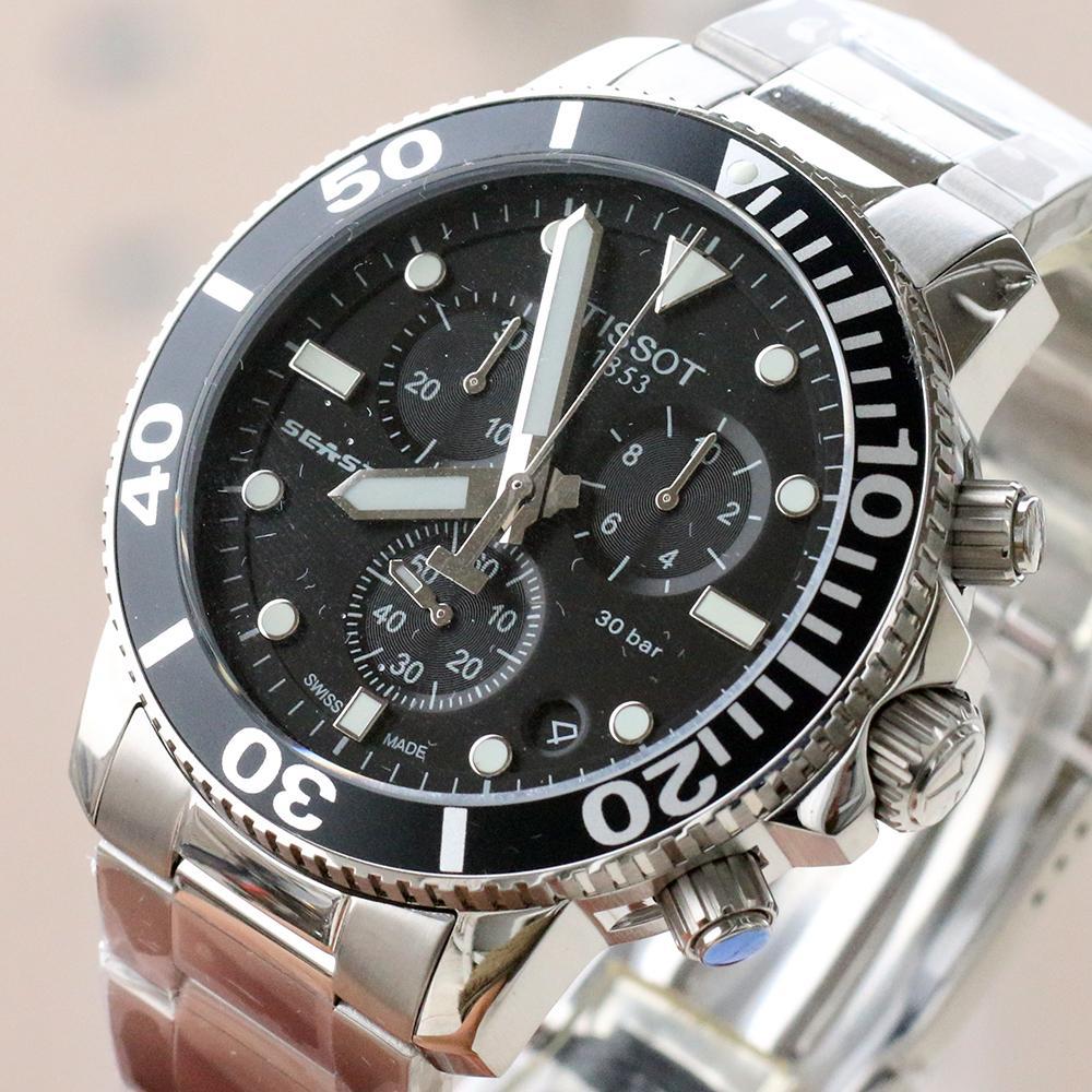 4680 未使用 TISSOT シースター 1000 クォーツ クロノグラフ
