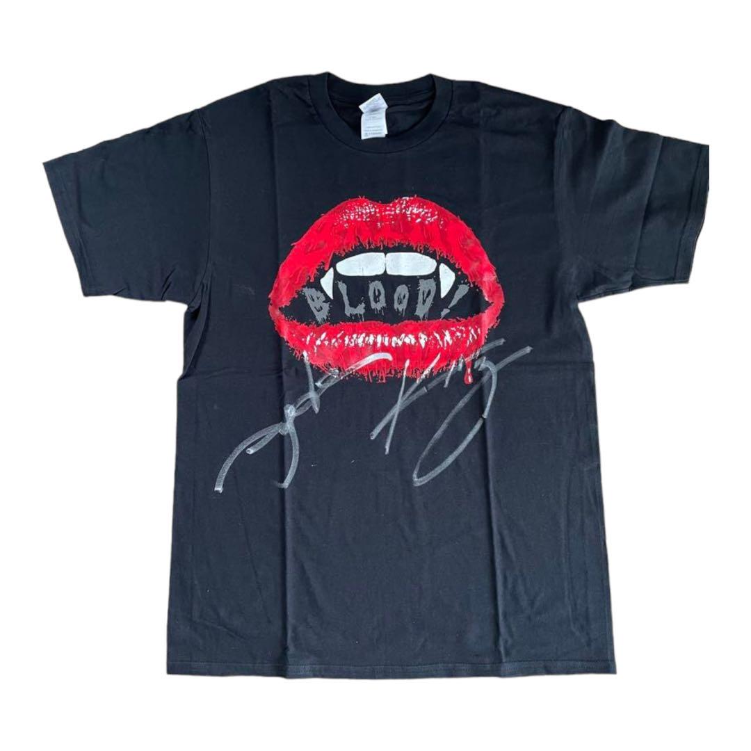 【超激レア】VAMPS 直筆サイン入りTシャツ　hyde  K.A.Z