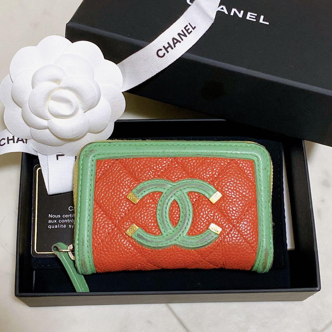 CHANEL✨CC FILIGREEシリーズ ミニウォレット