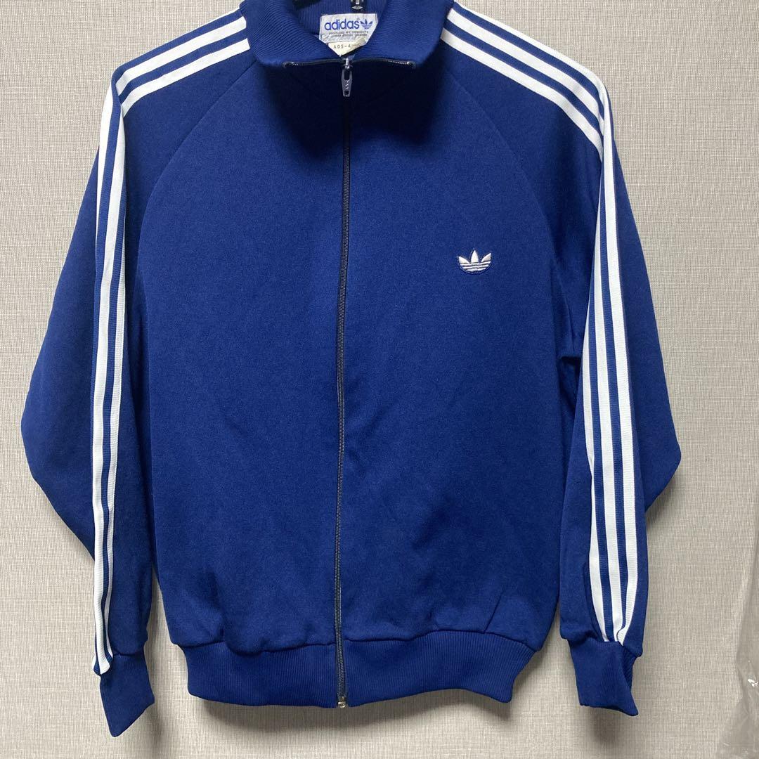 70sビンテージadidasデサント製ジャージジャケット　トラックジャケット5号