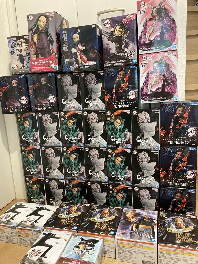 鬼滅の刃ワンピースフィギュアまとめ売り