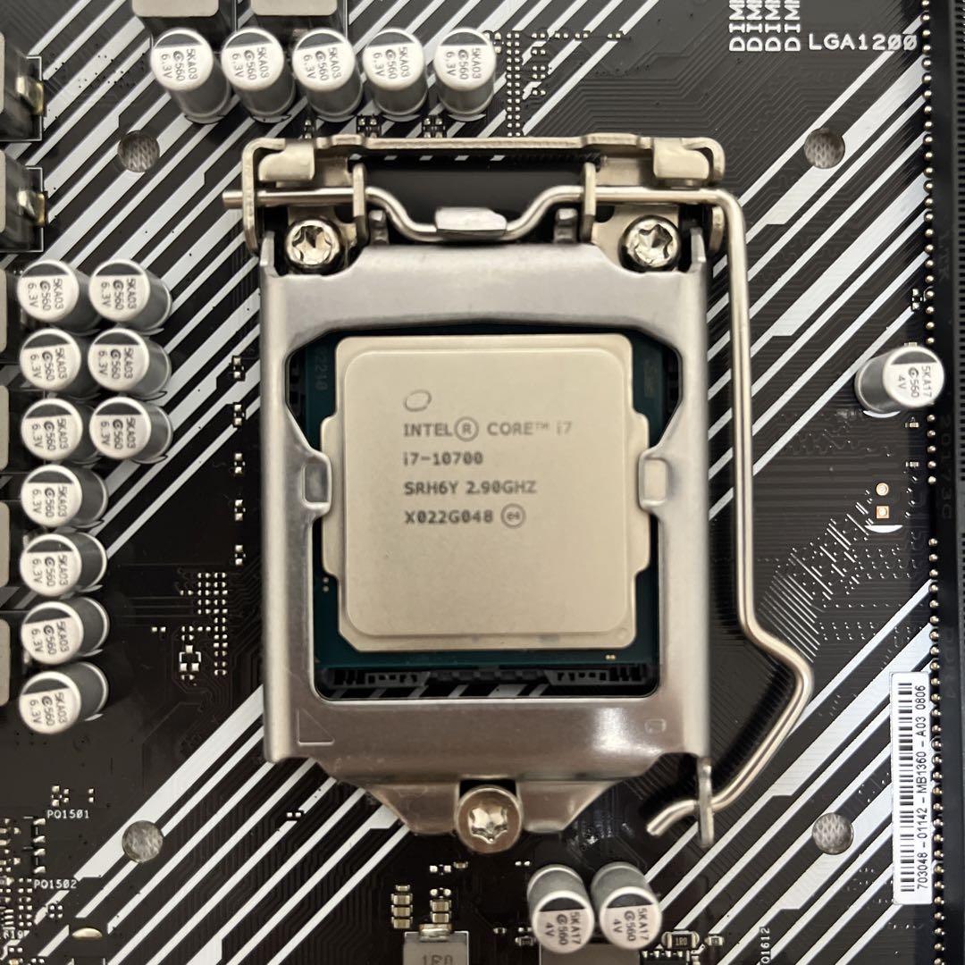 Core i7 10700+ASUS PRIME H470-PLUSマザーボード