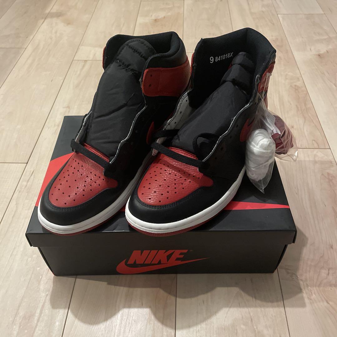 靴 NIKE AIR JORDAN 1 RETRO BRED BANNED