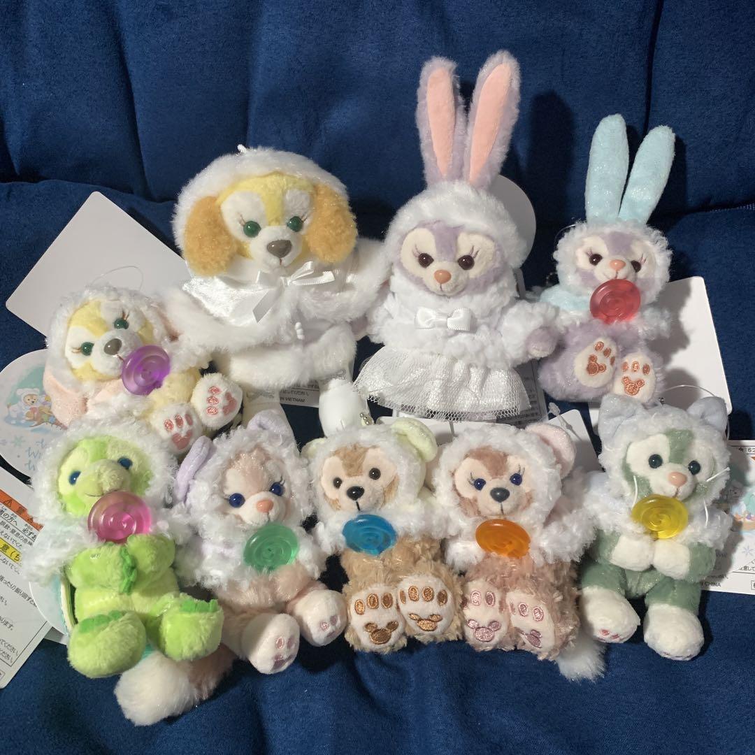 ダッフィー＆フレンズ  ウィンタータイム・ワンダーズ　ぬいぐるみバッジ