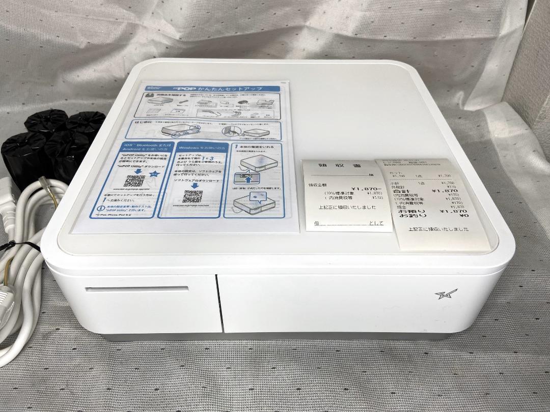 美品■スター精密　サーマルプリンター付きドロアー　ｍPOP■POP10　エアレジ