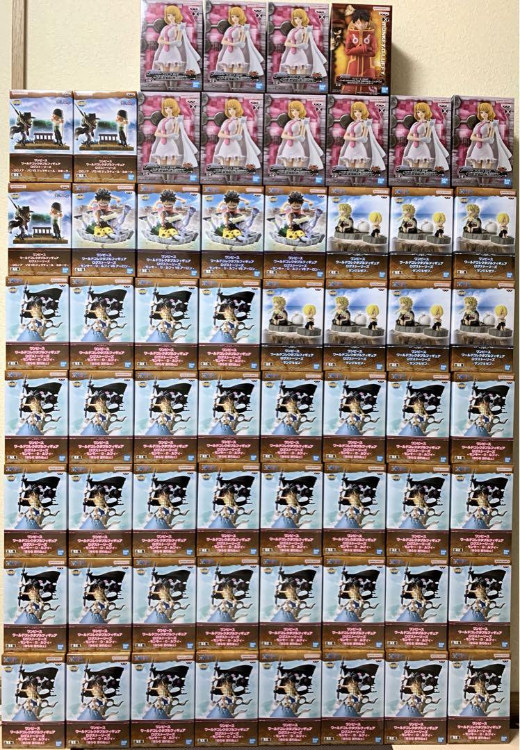 ワンピース フィギュア.ワーコレ ログストーリーズ.DXF.フィギュア。60体。