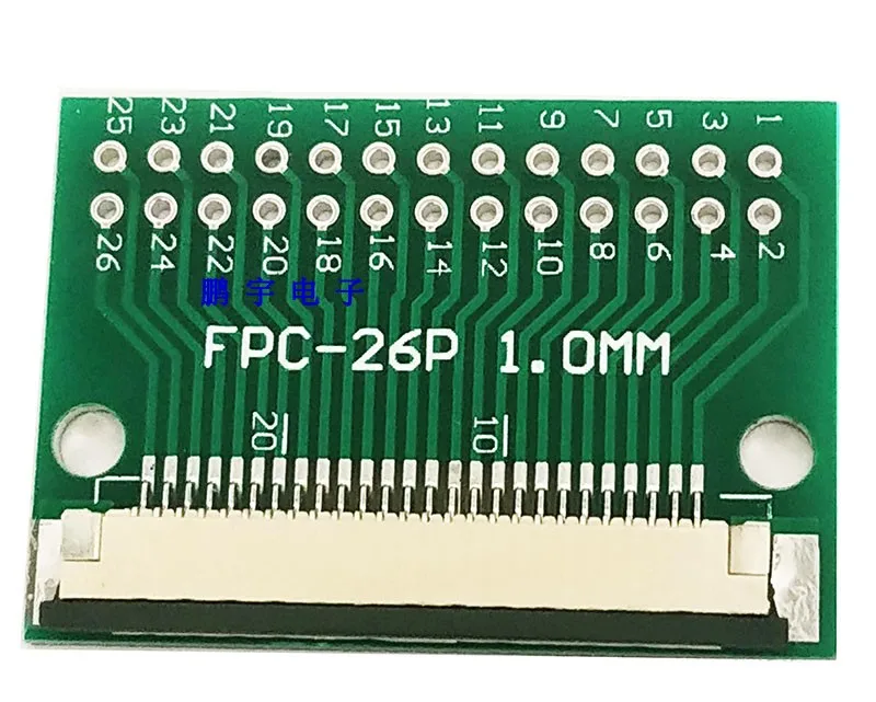 FFC Transfer Board 1mm Pitch Adapter Plate to 2.54 Inline FFC Transfer Board 1mm Pitch Adapter Plate to 2.54 Inline