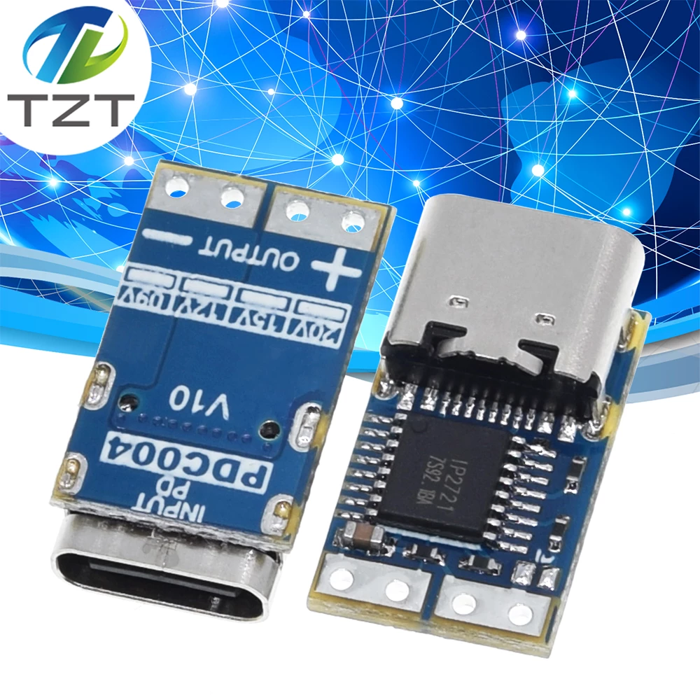 PD Decoy Module PD23.0 to DC DC Trigger Extension Cable QC4 Charger 9V-20V ON_B1 
