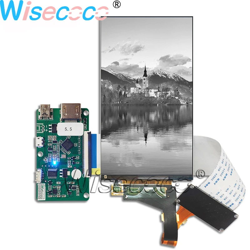 LS055R1SX04 5.5" 2560x1440 2K LCD Tempered Screen Protector for 3D Printer T2T6 