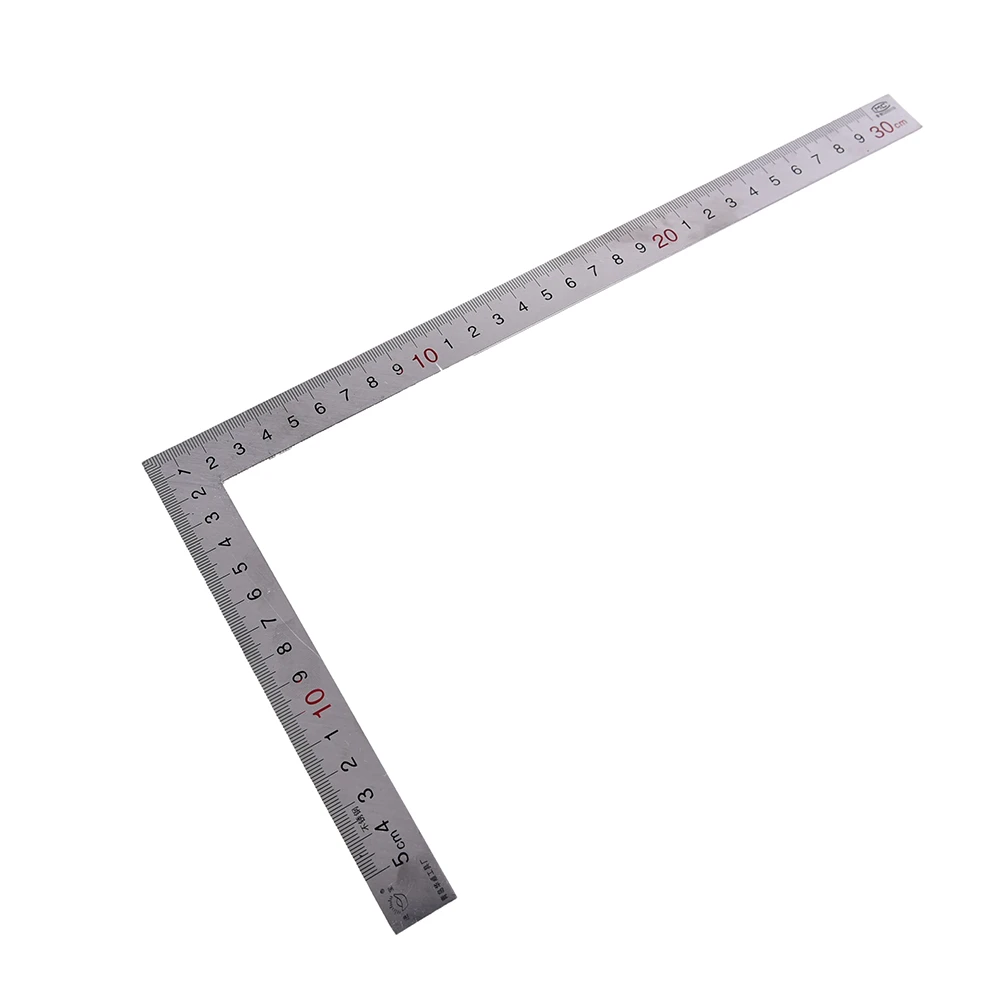 Right Angle Ruler Stainless Steel 90 Degree Square Angle Metric Ruler Right Angle Ruler Stainless Steel 90 Degree Square Angle Metric Ruler
