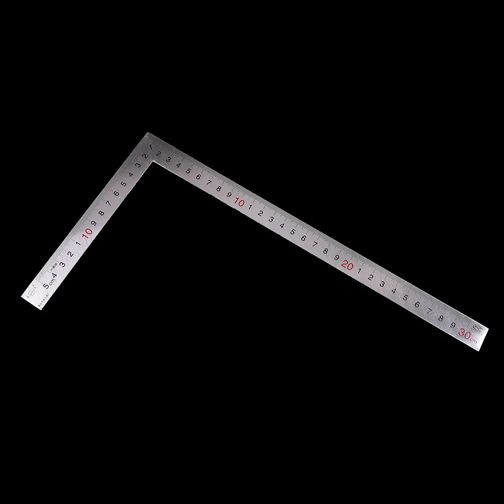Right Angle Ruler Stainless Steel 90 Degree Square Angle Metric Ruler Right Angle Ruler Stainless Steel 90 Degree Square Angle Metric Ruler