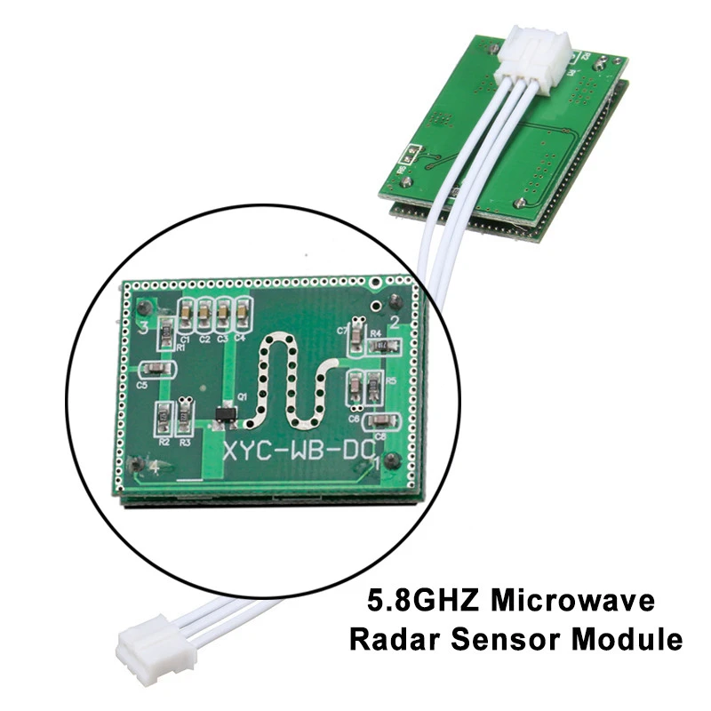 1PCS 5.8GHZ Microwave Radar Sensor 6-9M Smart Switch for Home/Control 1PCS 5.8GHZ Microwave Radar Sensor 6-9M Smart Switch for Home/Control