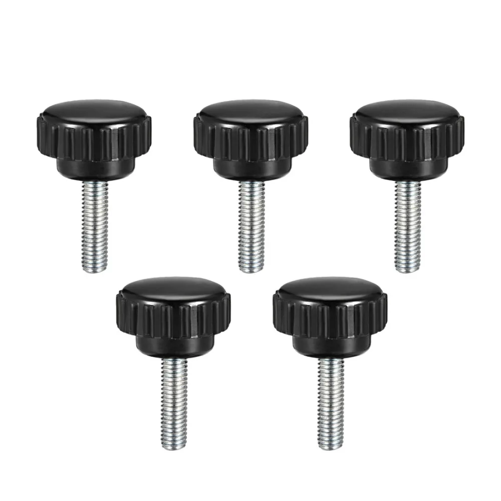 2pcs M4 M4x20mm Black Metal Star Shaped Male Thread Clamping Head Knob Screw X2 2pcs M4 M4x20mm Black Metal Star Shaped Male Thread Clamping Head Knob Screw X2