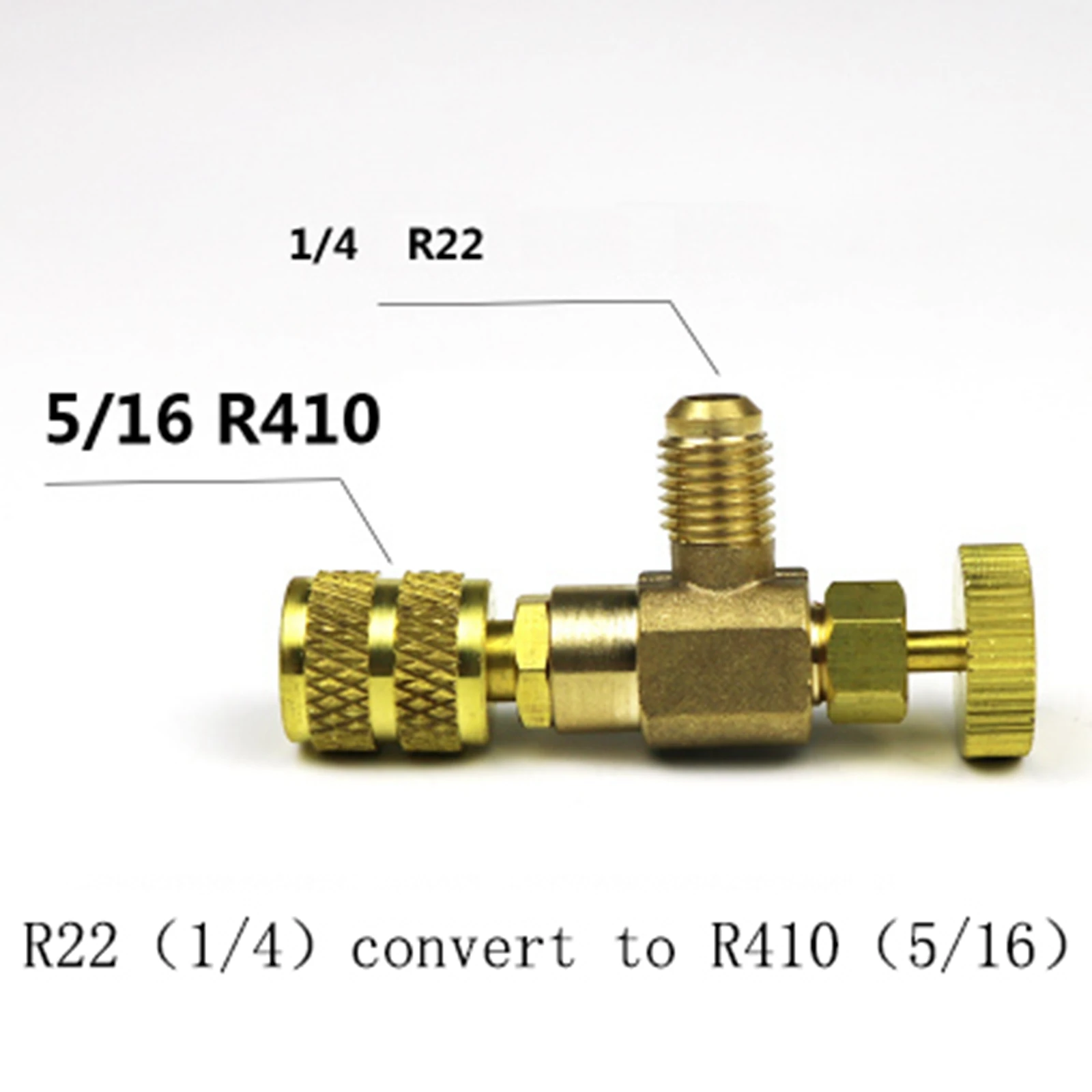 2pcs R410A R22 Refrigeration Charging Adapter for 1/4" Safety Valve ServicH WY 2pcs R410A R22 Refrigeration Charging Adapter for 1/4" Safety Valve ServicH WY