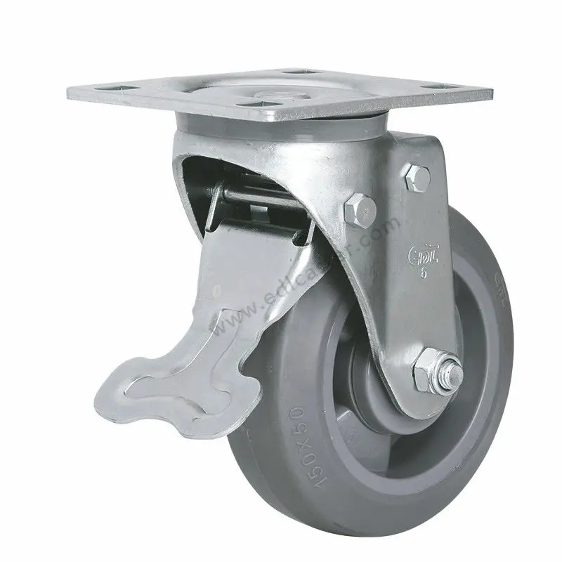 4 x Heavy Duty 50mm Rubber Swivel Castor Wheels Trolley Furniture Caster 320KG 4 x Heavy Duty 50mm Rubber Swivel Castor Wheels Trolley Furniture Caster 320KG