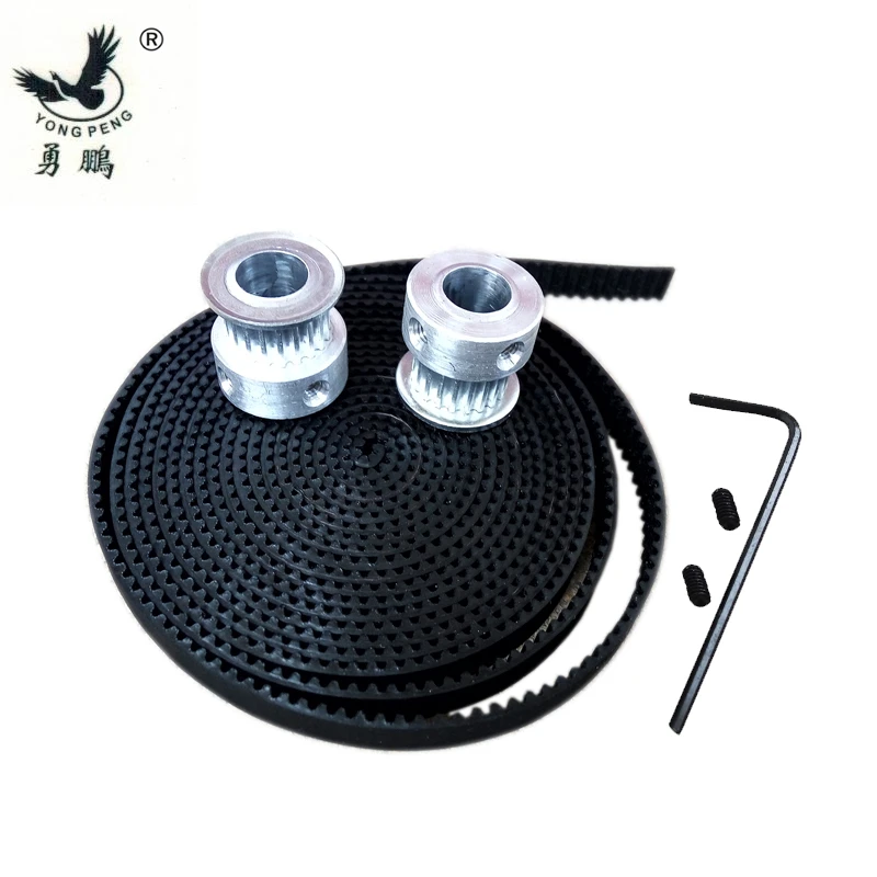 2x 120 XL CNC Timing Belt and 10 Teeth 5mm Bore Pulley for CNC Lathe Accs 2x 120 XL CNC Timing Belt and 10 Teeth 5mm Bore Pulley for CNC Lathe Accs