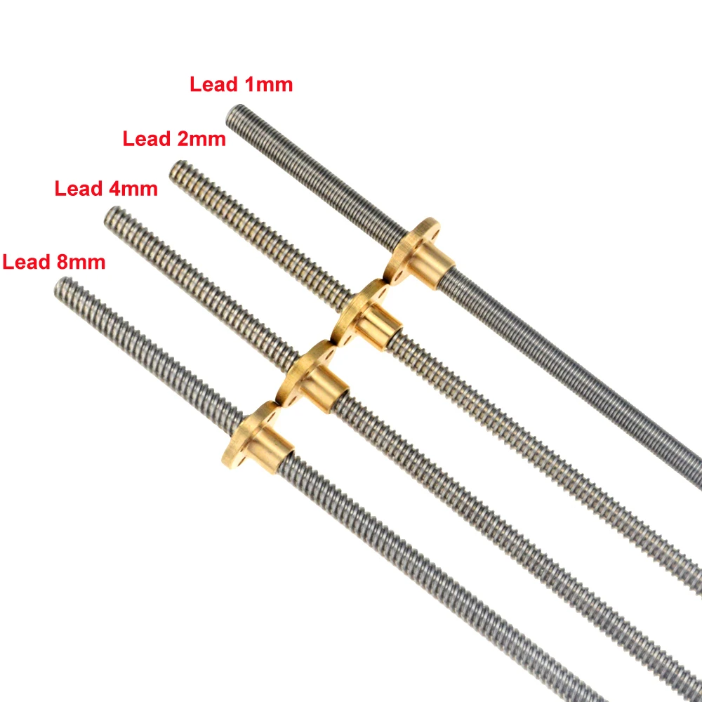 linear shaft+nut housing+couper+KP08 SK8 Lead screw pitch 2mm lead 2mm L-200mm linear shaft+nut housing+couper+KP08 SK8 Lead screw pitch 2mm lead 2mm L-200mm