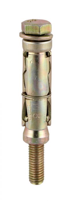 M6 x 10 mm projecting bolt shield anchor Pack of 4 fixings FREE POSTAGE 