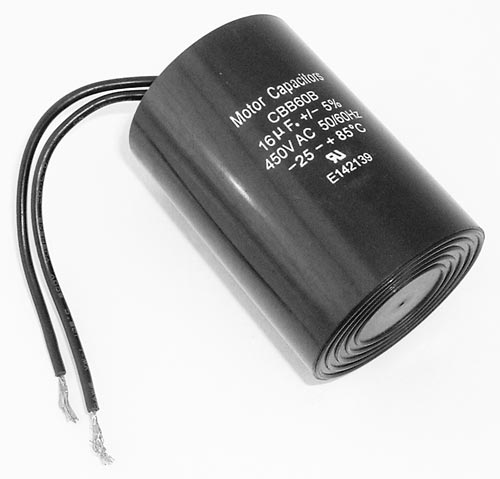 Motor Run Motor Start Capacitor 16uF 450VAC Motor Run Motor Start Capacitor 16uF 450VAC