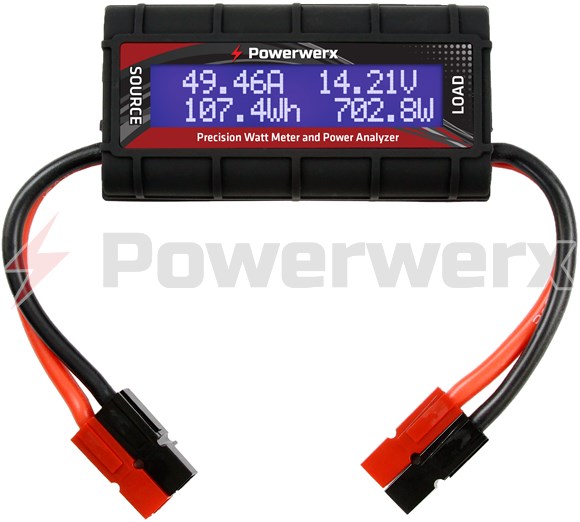 100A DC Digital Monitor LCD Volt Amp Watt Meter Battery Solar Power Analyser. 