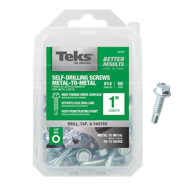 Select Size #12 Self Drilling Screw Zinc Plated Steel Phillips Flat Head TEK Select Size #12 Self Drilling Screw Zinc Plated Steel Phillips Flat Head TEK