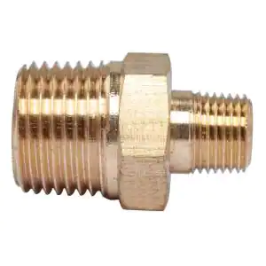 Hex Nipple Fitting 1/8 BSP ~ 1/8 BSP 20 Pcs Brass Hex Nipple Sturdy For Fuel Hex Nipple Fitting 1/8 BSP ~ 1/8 BSP 20 Pcs Brass Hex Nipple Sturdy For Fuel
