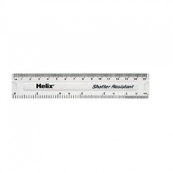 Helix 6"/15CM Clear Ruler 