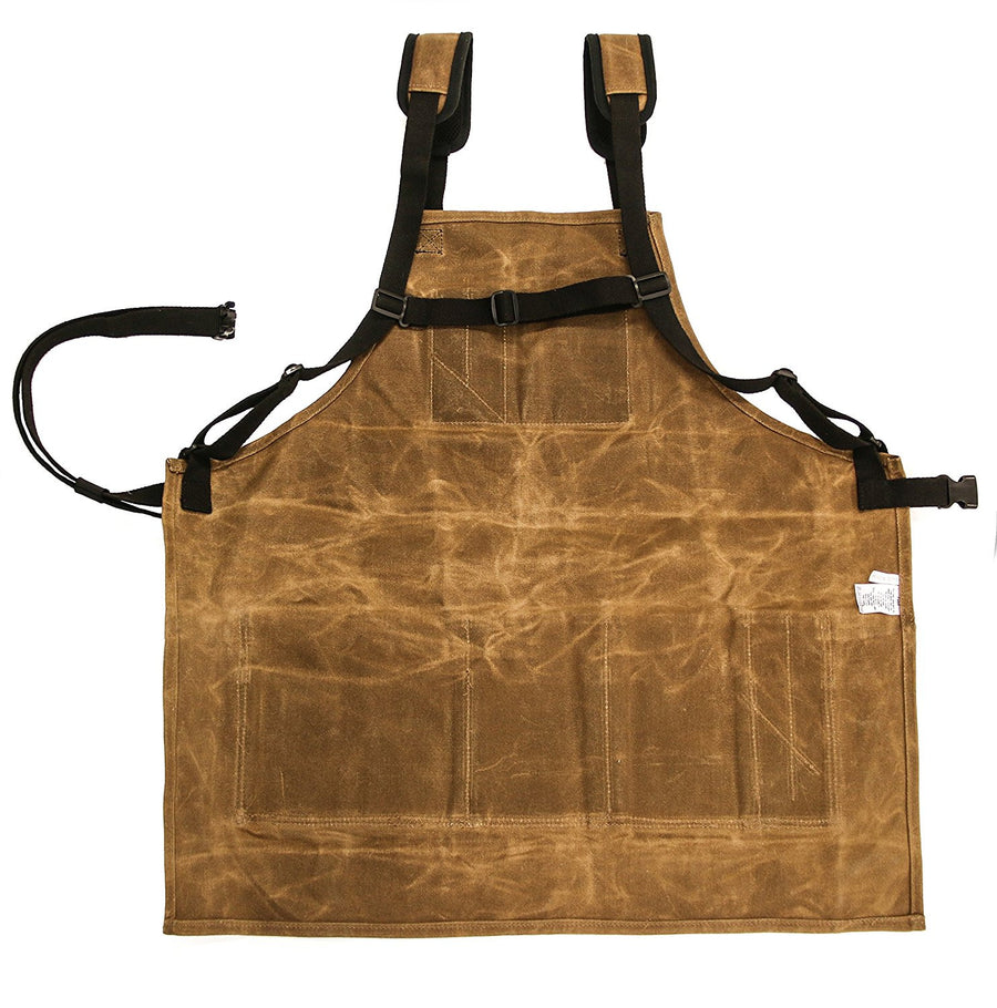 Unisex Work Apron With Utility Tool Pockets Waxed Canvas One Size 8C Unisex Work Apron With Utility Tool Pockets Waxed Canvas One Size 8C