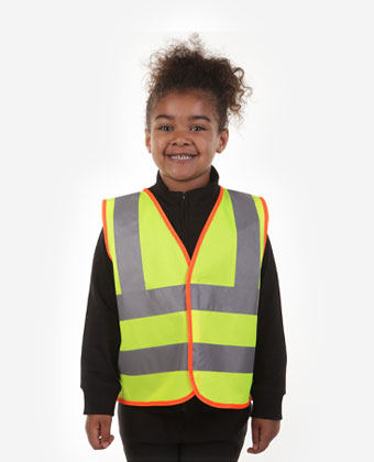 Hi Vis Safety Jacket Vest Children's Kids Personalised Own Words Size 0-9Years Hi Vis Safety Jacket Vest Children's Kids Personalised Own Words Size 0-9Years