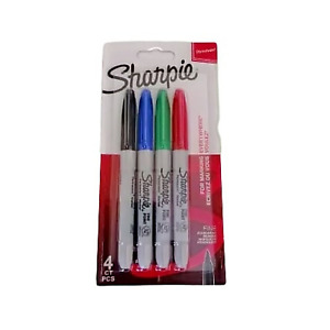 KaiKaiYingBiye Black Permanent Marker Pens Fine Point Tip Sharp 6 x Pen Pack UK 