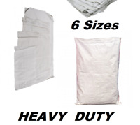 50x > 50 x 85cm WOVEN LARGE HEAVY DUTY RUBBLE SAND BAG SACKS POLYPROPYLENE FAST 