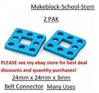 72mm diameter x 3mm 6061 Aluminum Open Source Makeblock Disc D72 2PAK 