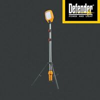 4 x LED Task Light with Telescopic Tripod 110v Work Site Lighting Defender 