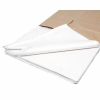 1000 SHEETS OF WHITE COLOURED ACID FREE WRAPPING TISSUE PAPER 450x700mm 19GSM 