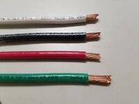 1 AWG Gauge THHN THWN Stranded Copper Building Wire 600V Black Green Red White 