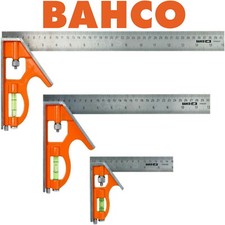 BAHCO Combination Set Square Stainless Steel Ruler CS150  CS300 CS400 
